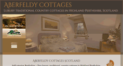 Desktop Screenshot of aberfeldycottages.co.uk