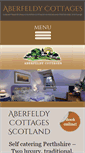 Mobile Screenshot of aberfeldycottages.co.uk
